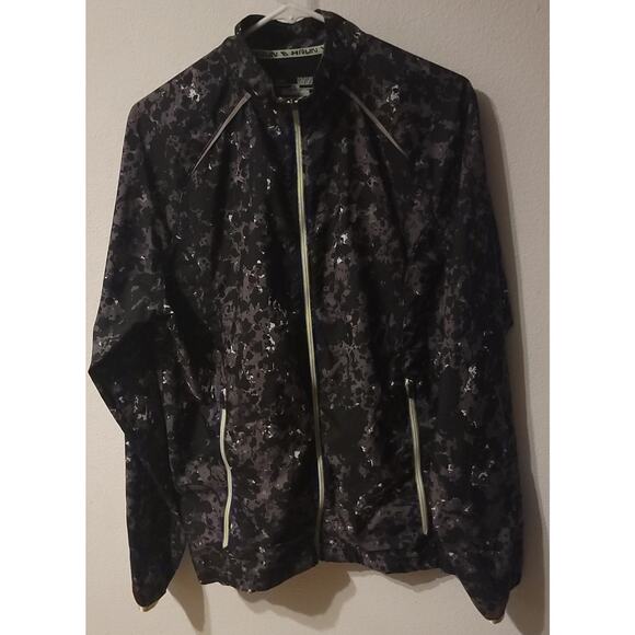 Under Armour Storm Run Black Gray Camo Jacket Windbreaker 1253577-029 Sz Medium - Picture 3 of 10